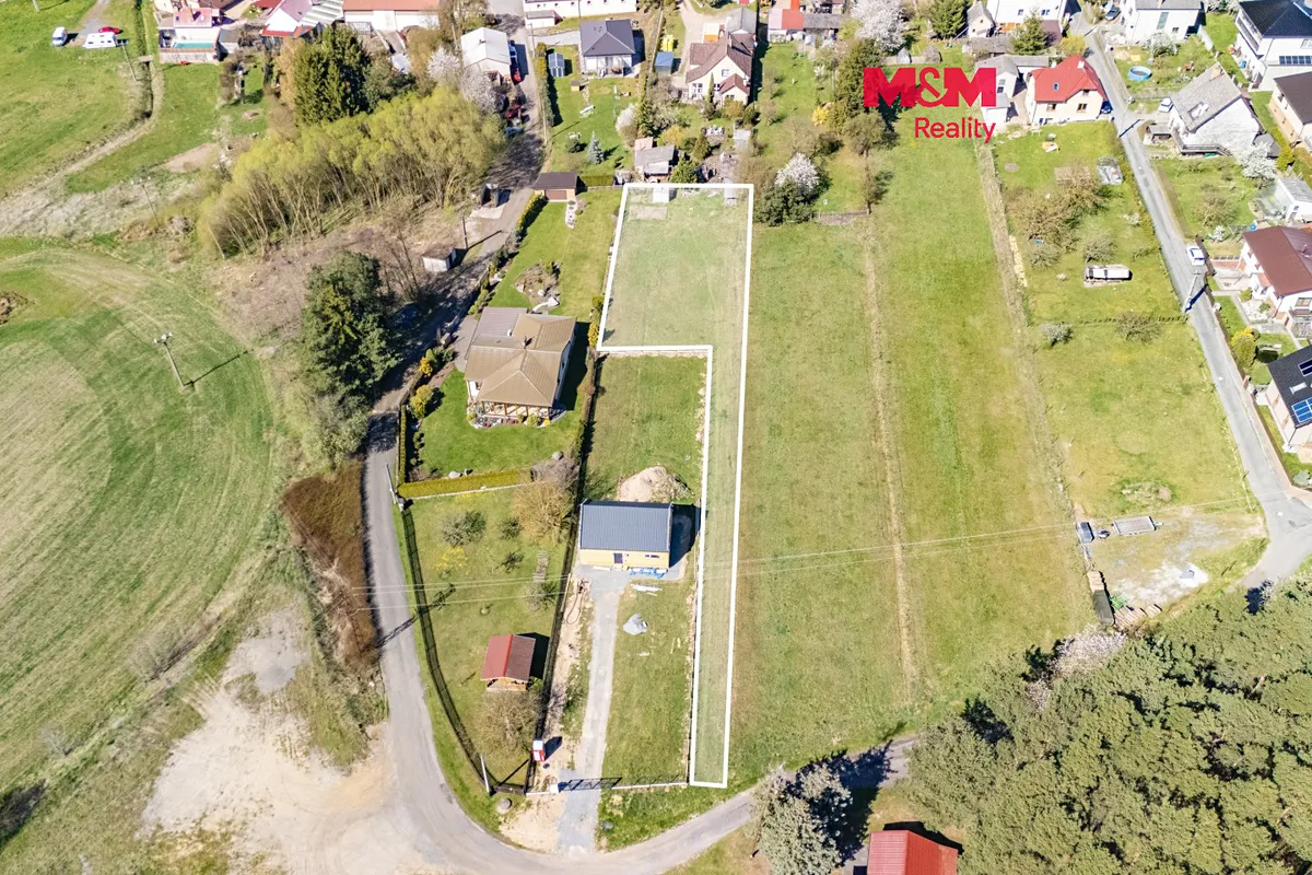 Prodej stavebního pozemku 1161 m²